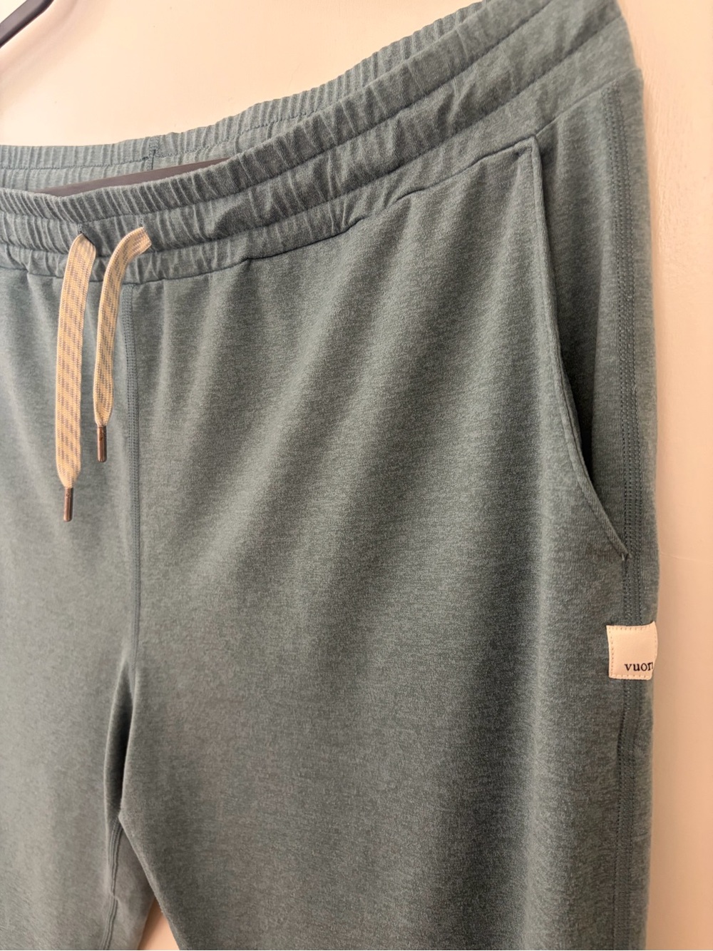 Womens Drawstring Sweatpants in Teal Green - Vuori